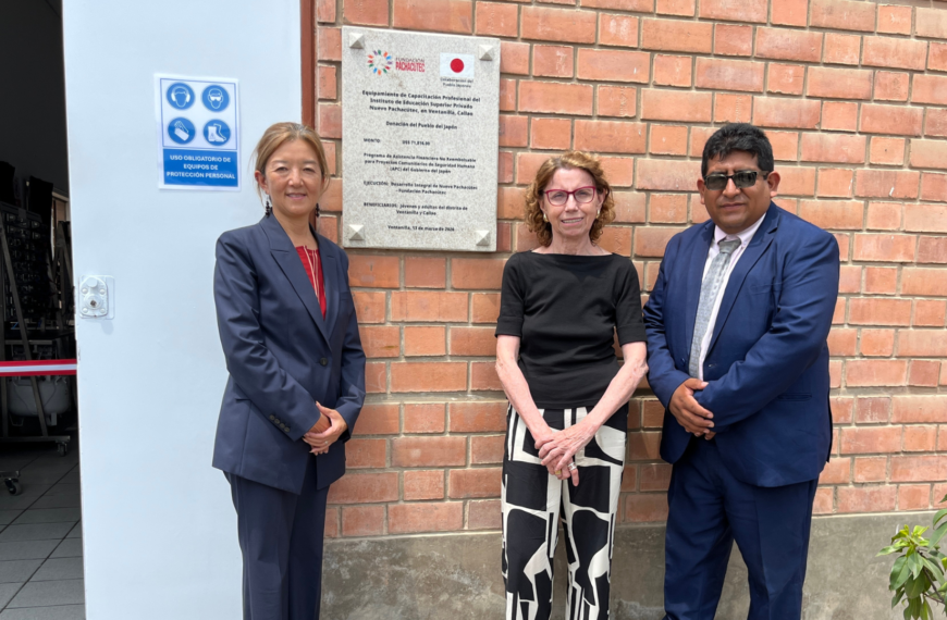 Fundación Pachacútec en alianza con Japón inaugura laboratoriode electroneumática y electrohidráulica para fortalecer laformación técnica de la carrera de Electricidad Industrial